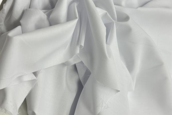 Плательная ткань Сорочечная Белая 